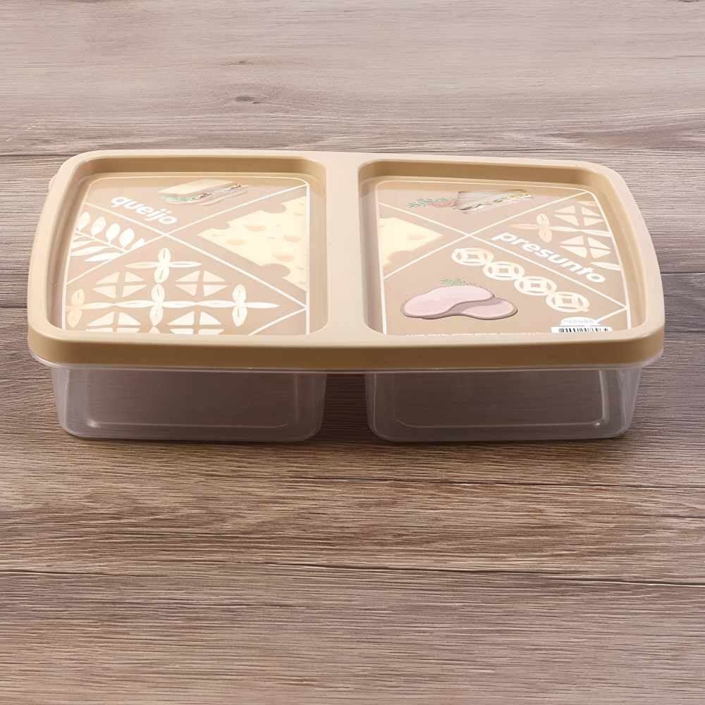 Porta Frios Decorado 2 Divisórias Plasútil - Retro