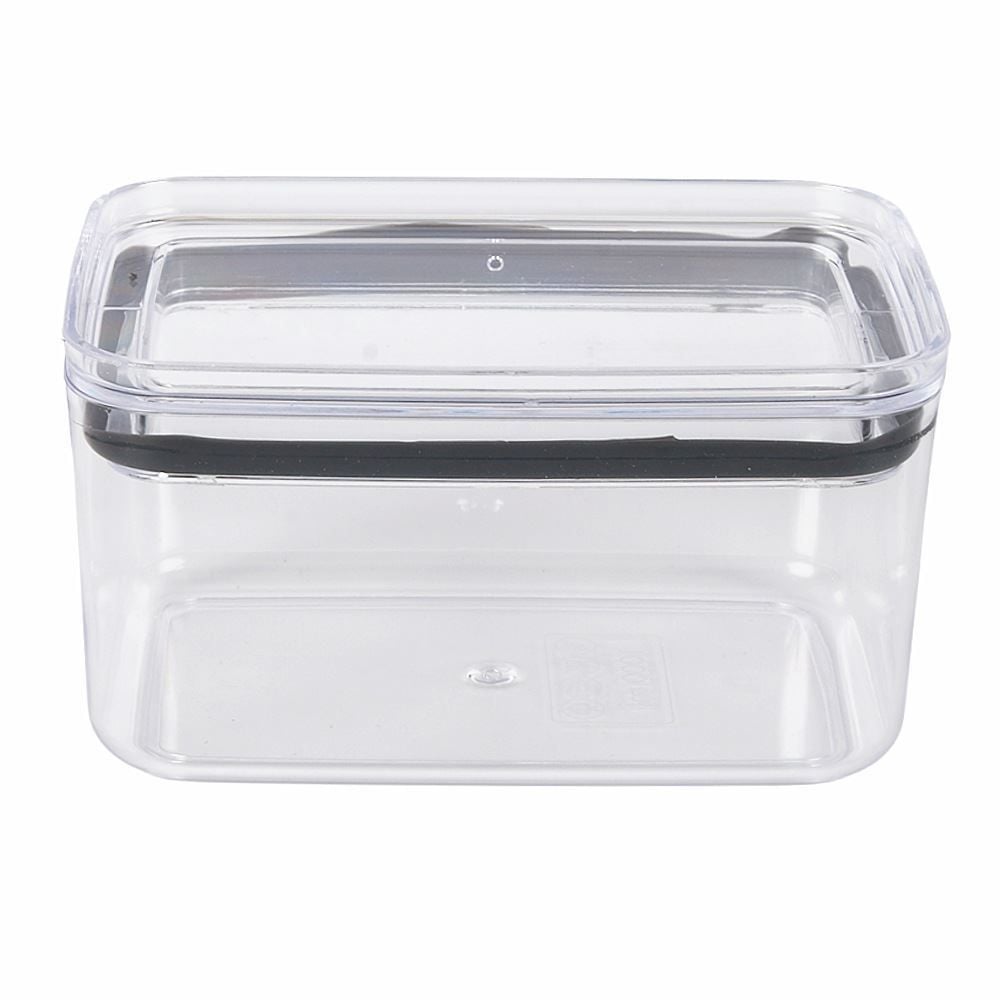 Pote Hermético Retangular Baixo 1 Litro Havan Casa - Transparente
