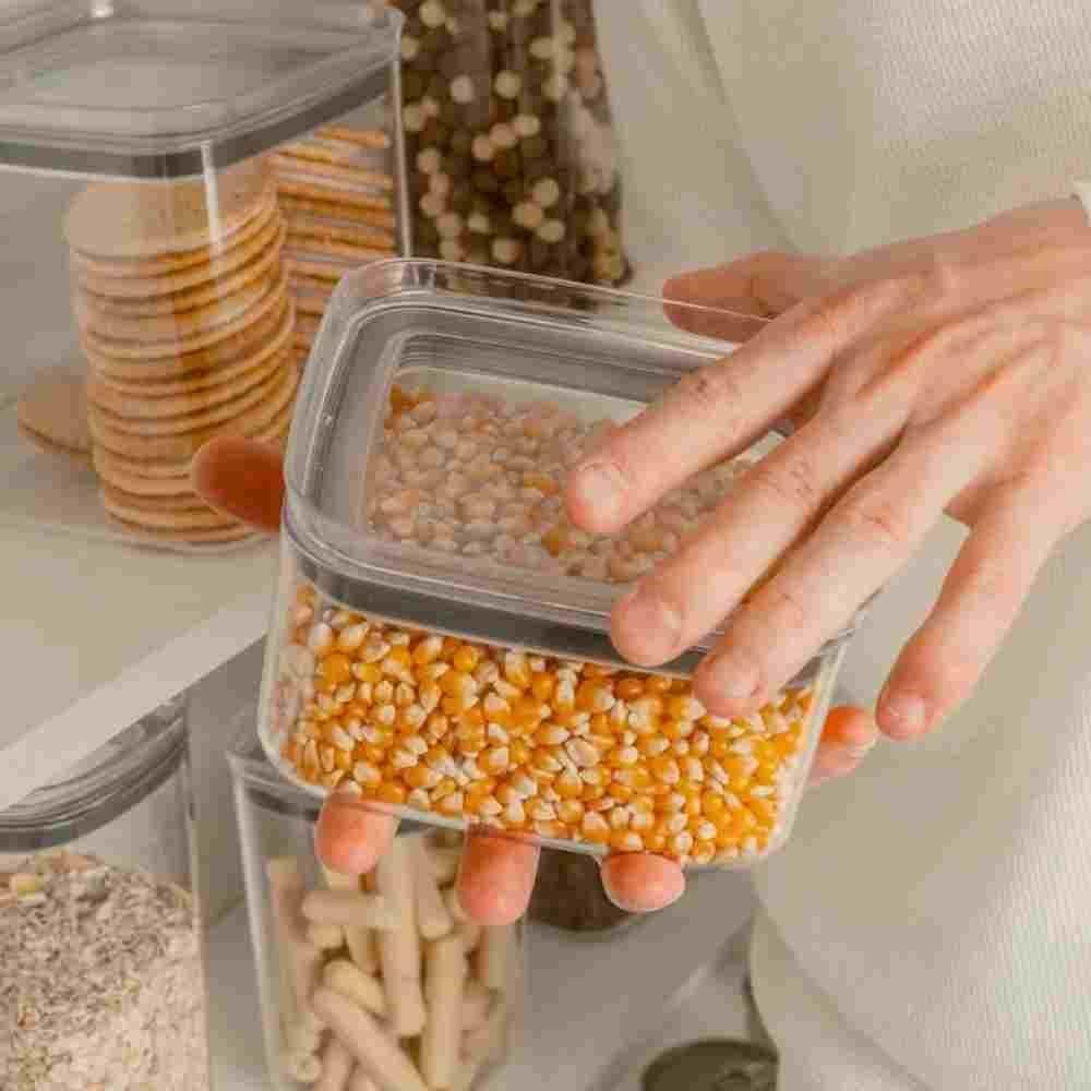 Pote Hermético Block Ou 1 Litro - Transparente