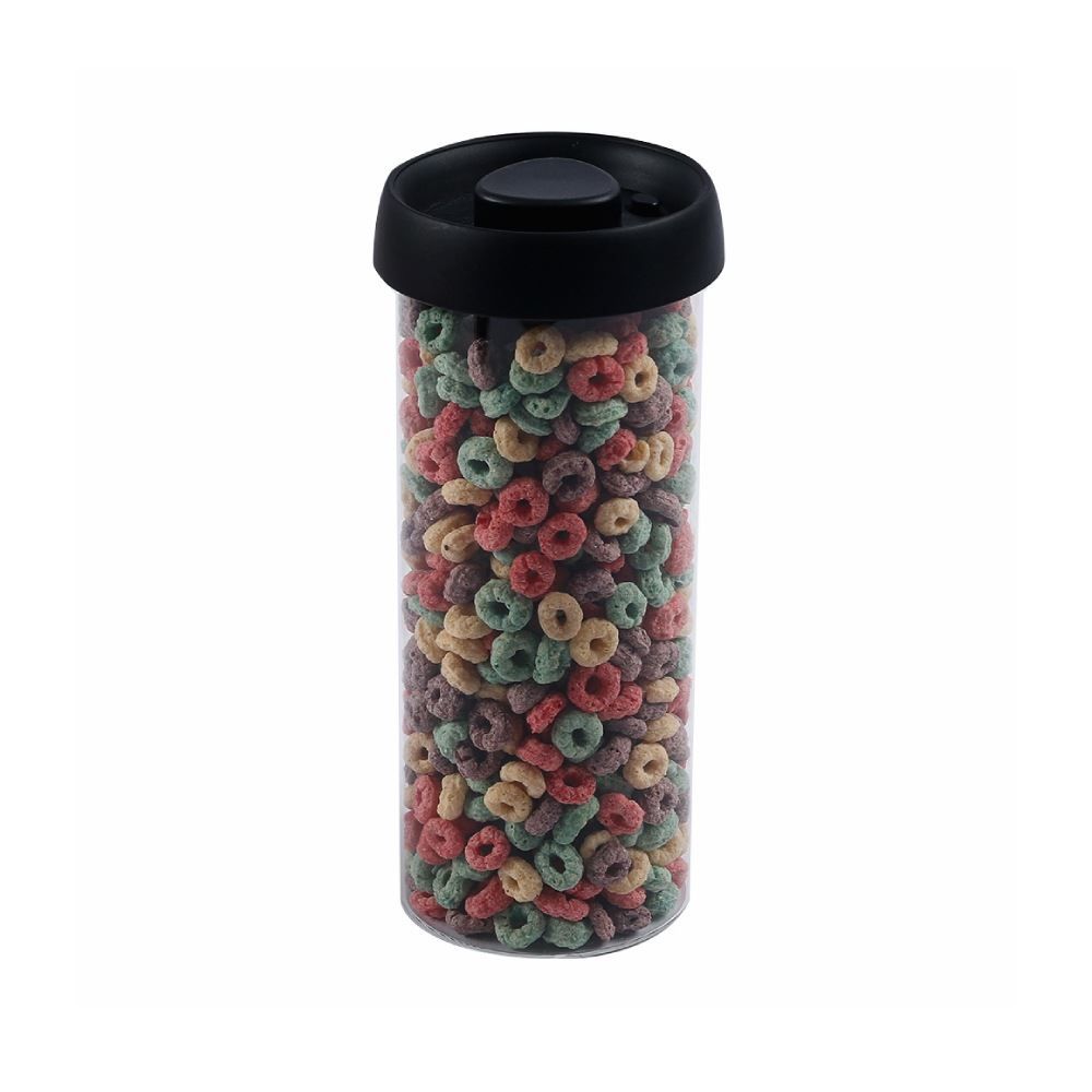 Pote Hermético Com Tampa A Vácuo Havan Casa 1,3 Litros - Preto 