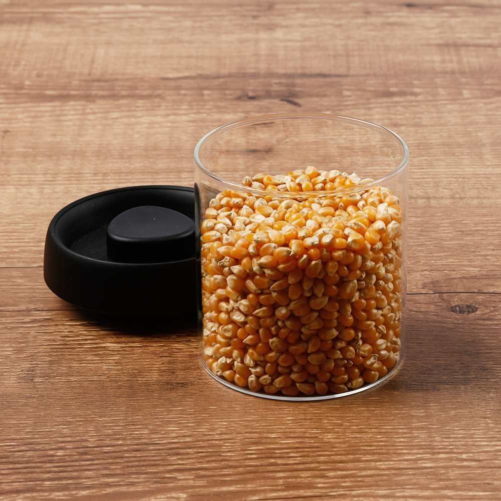 Pote Hermético Com Tampa A Vácuo Havan Casa 500Ml - Preto