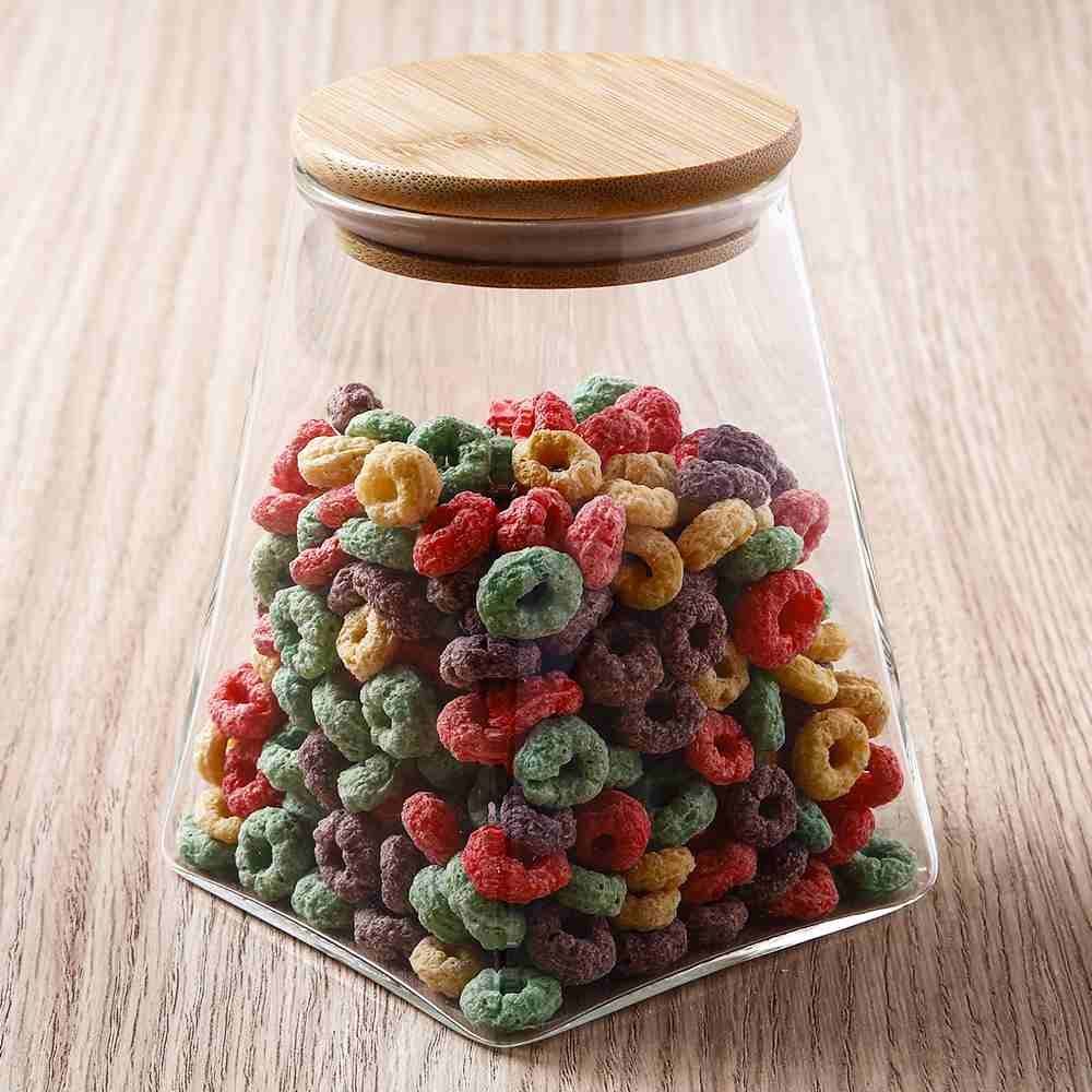 Pote Hermético Com Tampa De Bambu Havan Casa 750Ml - Vidro