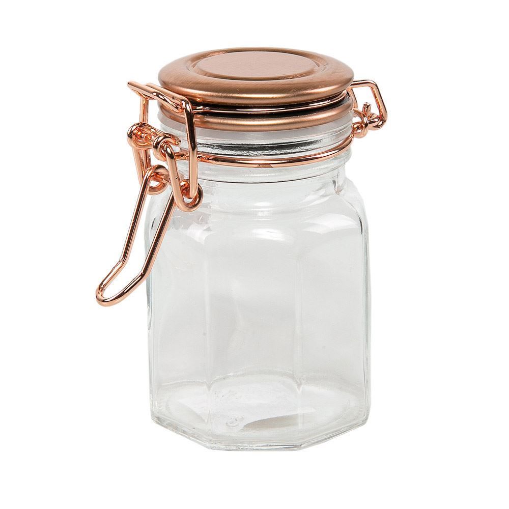 Pote Hermético Com Tampa De Metal Lyor 100Ml - Rose Gold