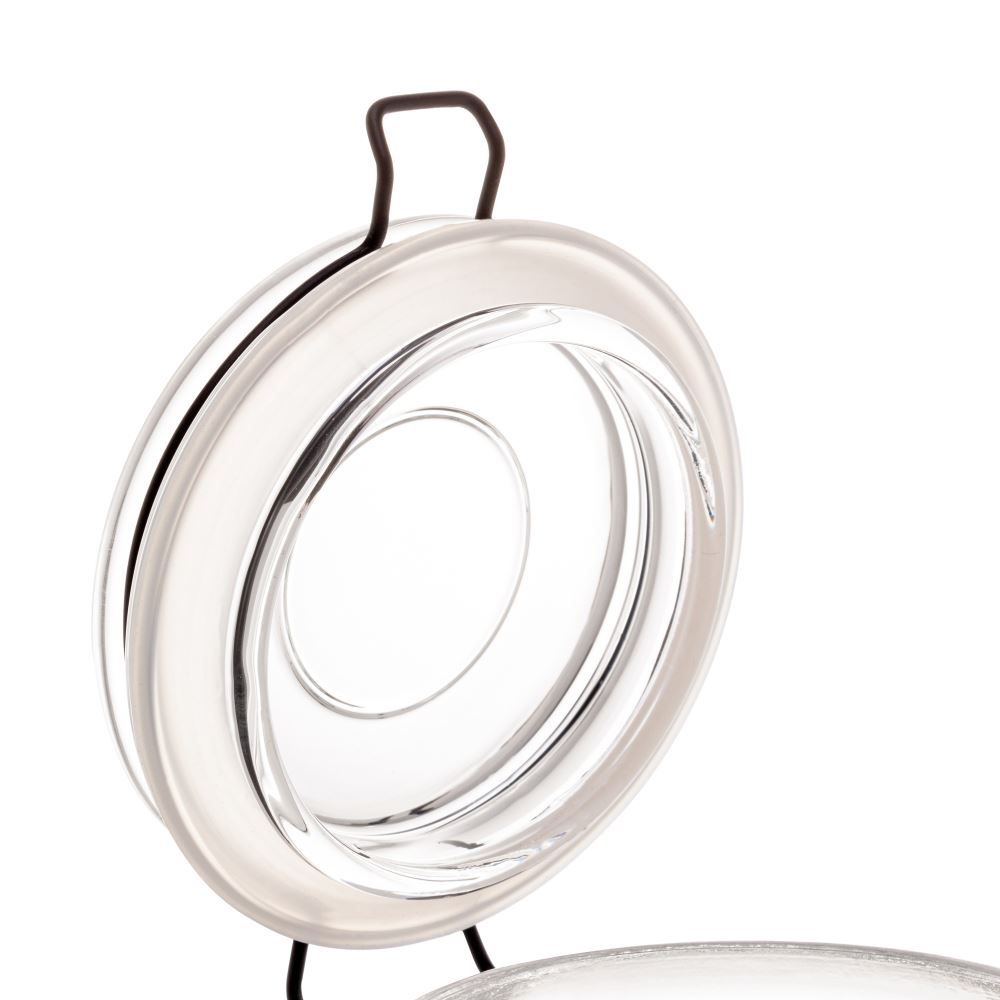 Pote Hermético Quadrado Lyor 1,7 Litros - Preto