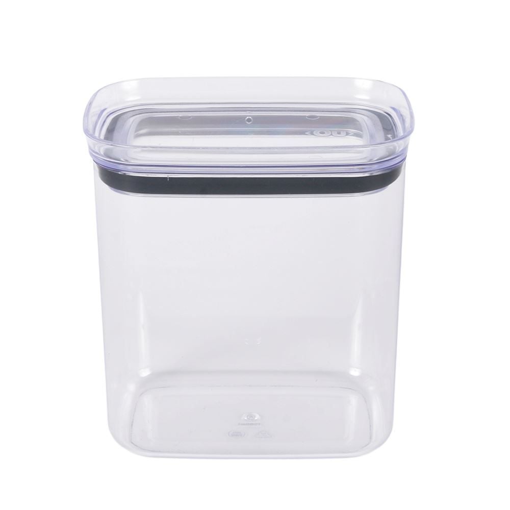 Pote Hermético Retangular Block Ou 1,5 Litros - Natural