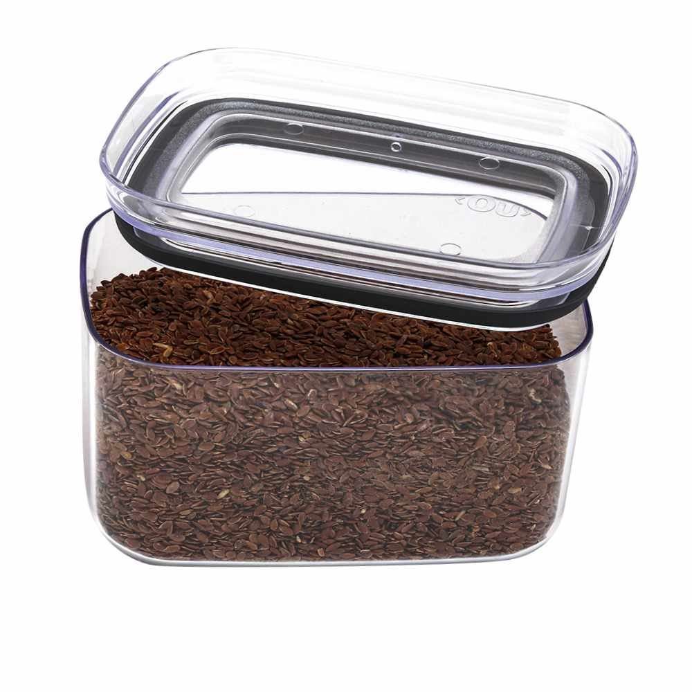 Pote Hermético Retangular Block Ou 650Ml - Natural