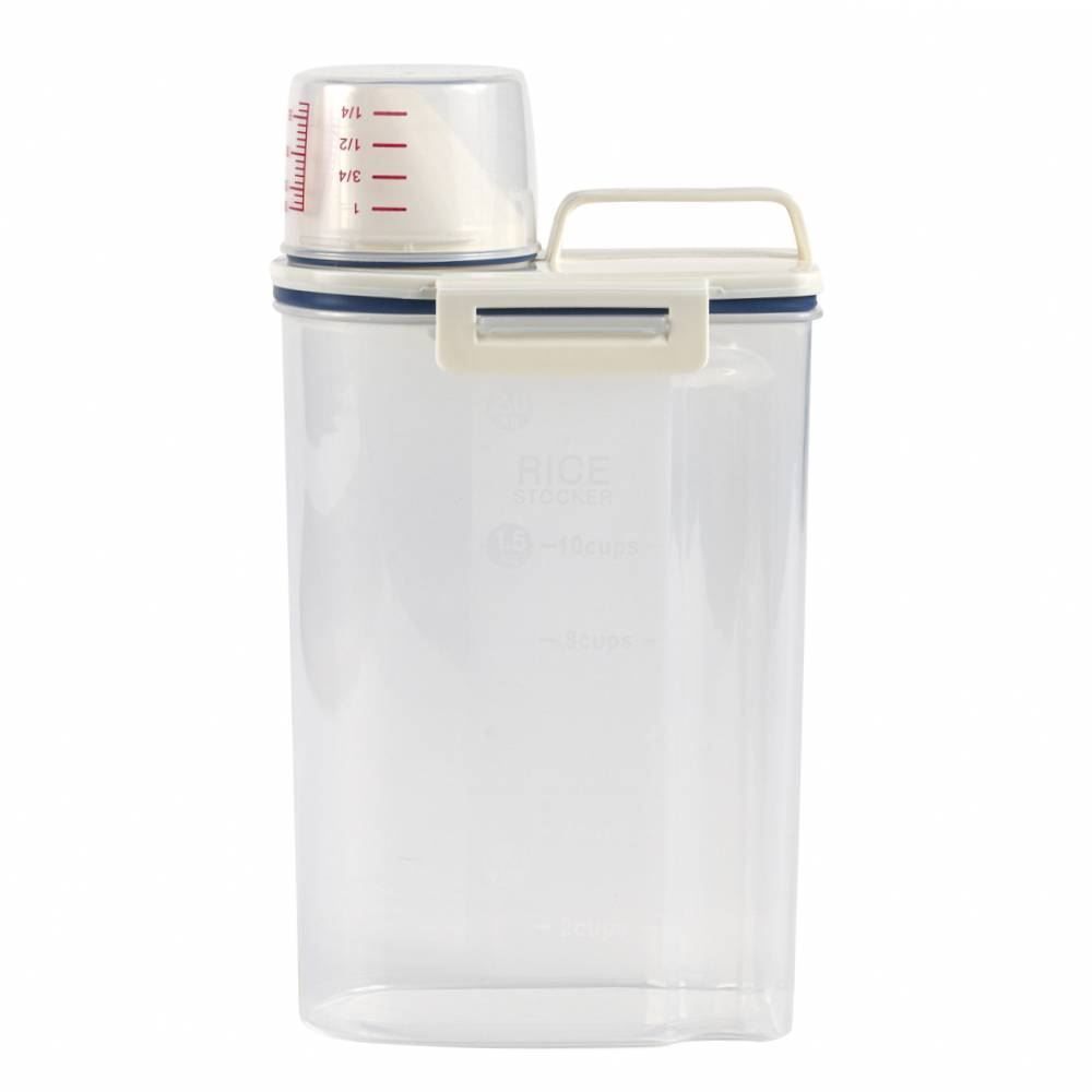 Pote Hermético Porta Sabão Ou Cereais Com Medidor Clink - 2L