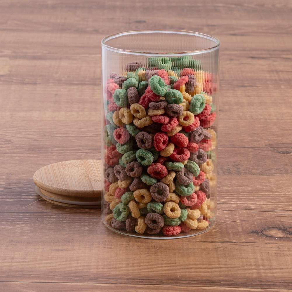 Pote Hermético Redondo Com Tampa Havan Casa 1,1 Litros - Bambu