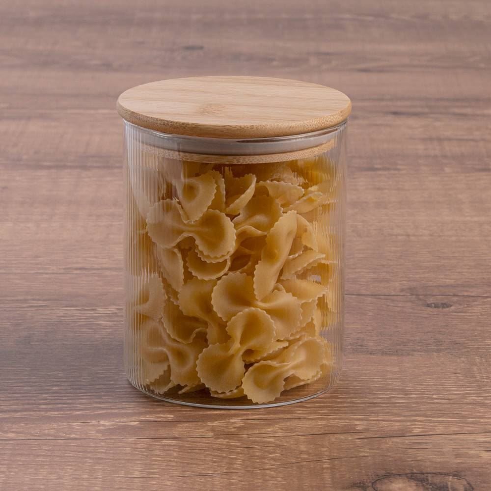 Pote Hermético Redondo Com Tampa Havan Casa 850 Ml - Bambu