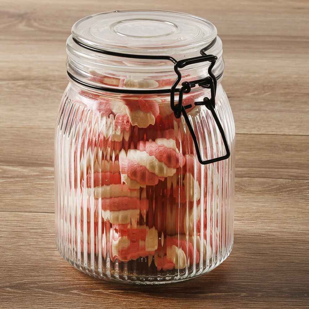 Pote Hermético Redondo Riviera Allmix 1 Litro - Vidro