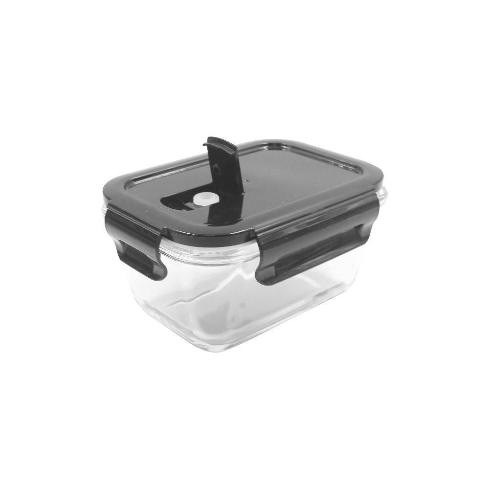 Pote Hermético Retangular Com Tampa Havan Casa 1360Ml - Vidro