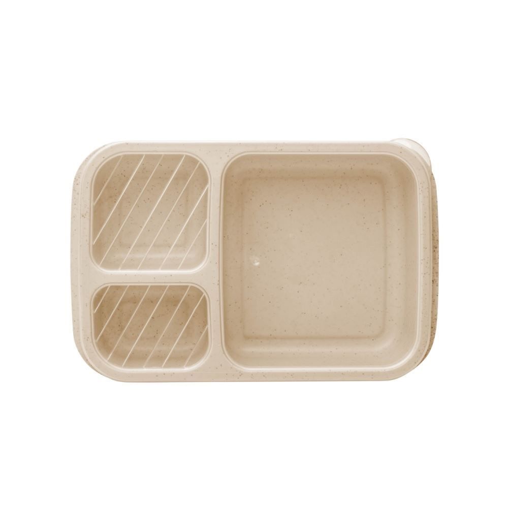 Pote Marmita de Bambu com 3 Compartimentos Lines Lyor - Sortido