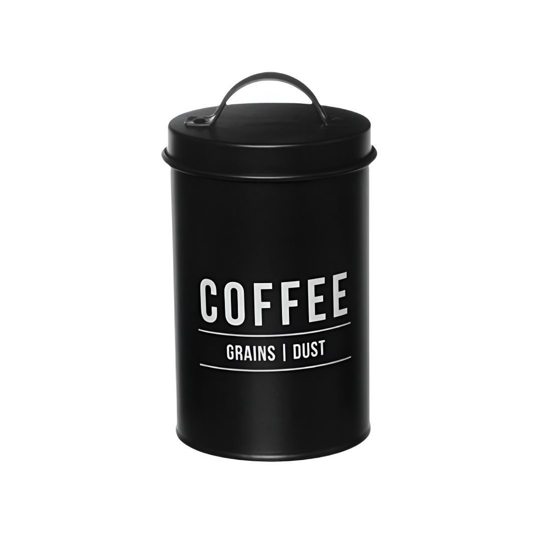 Pote Para Café De Aço Manhattan Hauskraft 1,2 Litros - Preto 