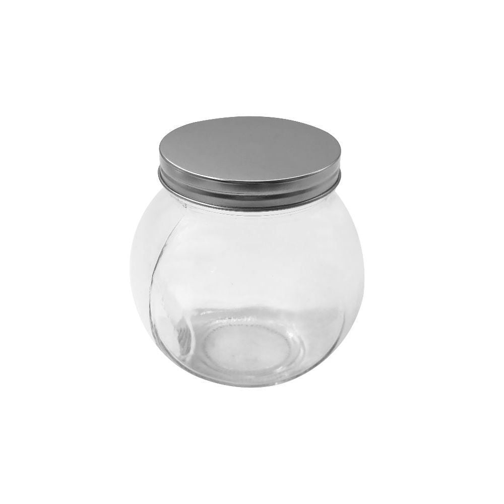 Pote Redondo Com Tampa Havan Casa 650Ml - Vidro Transparente
