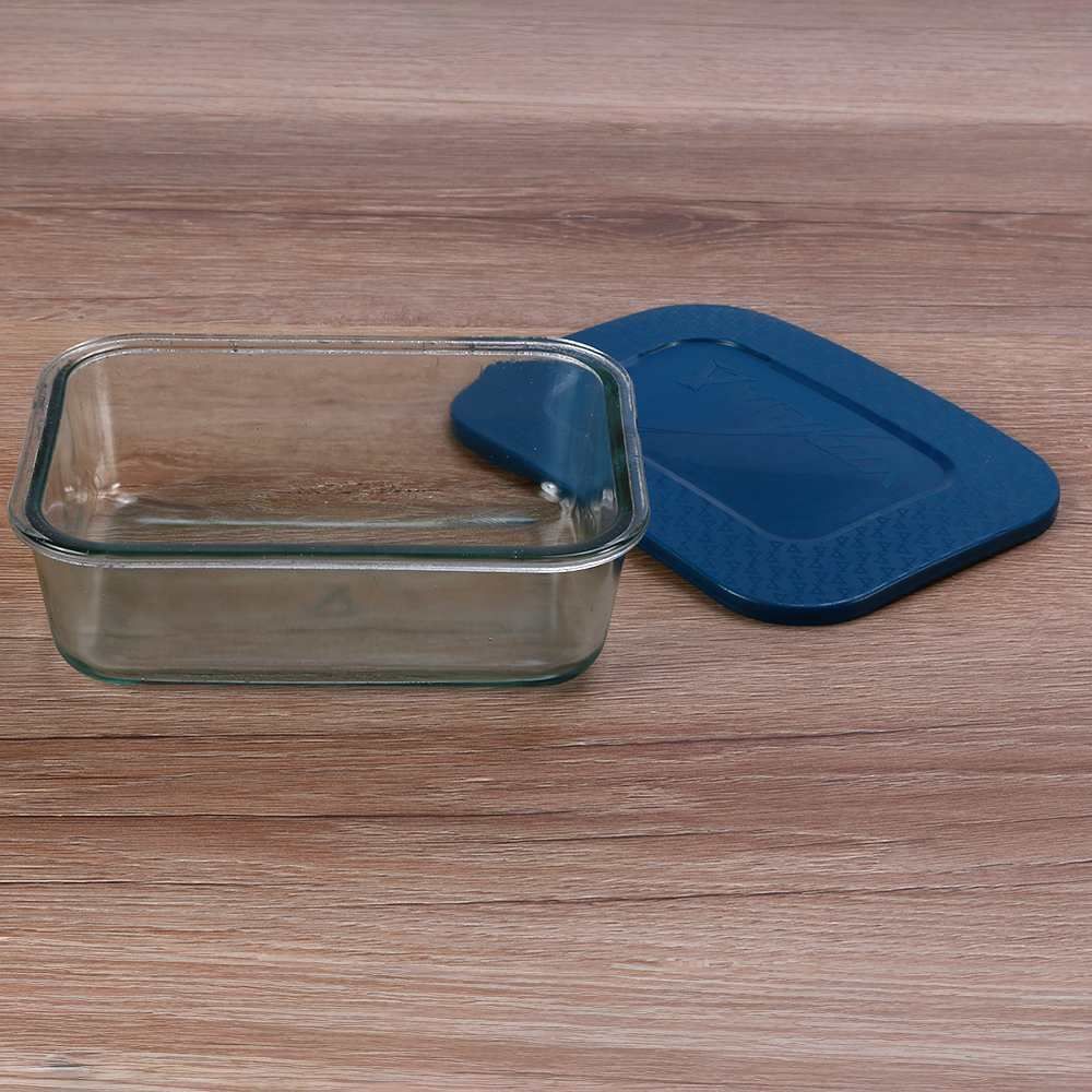 Pote De Vidro Retangular Com Tampa 1 Litro Vitazza - sortido