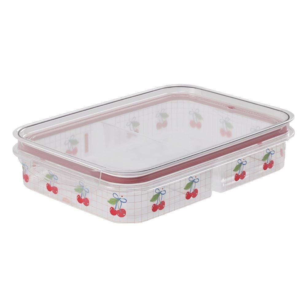 Pote com Trava Cereja Plasútil 1 Litro