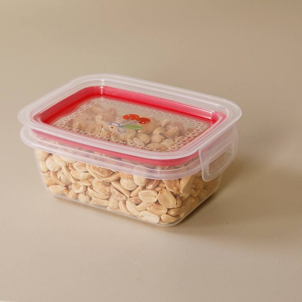 Pote com Trava Cereja Plasútil 360Ml