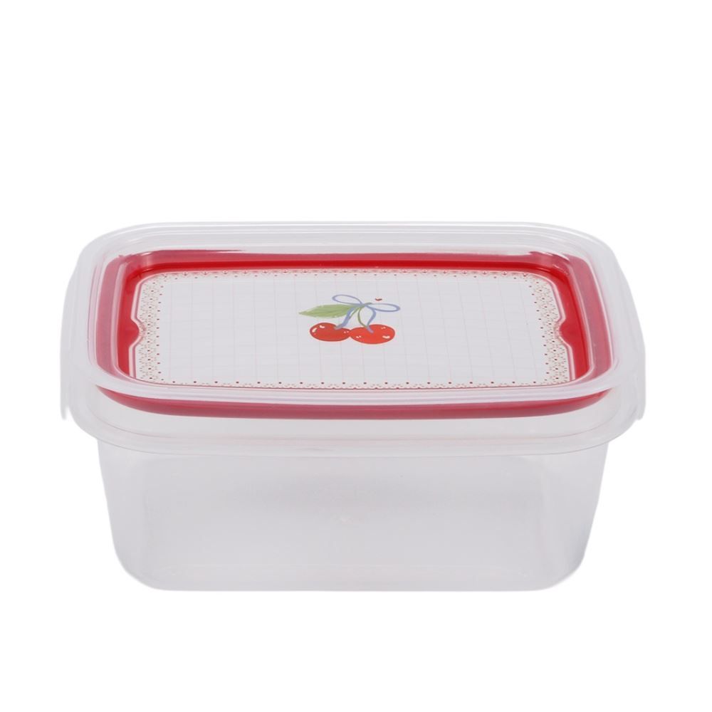 Pote com Trava Cereja Plasútil 910Ml