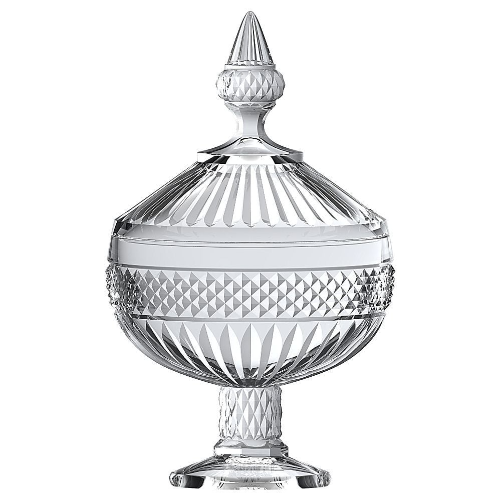 Potiche Palace Em Cristal L Hermitage Com Pé D12xa21,2Cm