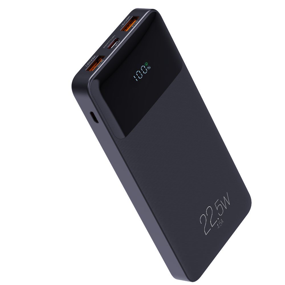 Power Bank 10200Mah Elg Com Display Indicador Preto