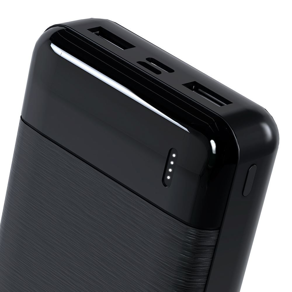 Power Bank 14500Mah com Led Indicador Elg Preto Leve e Compacto