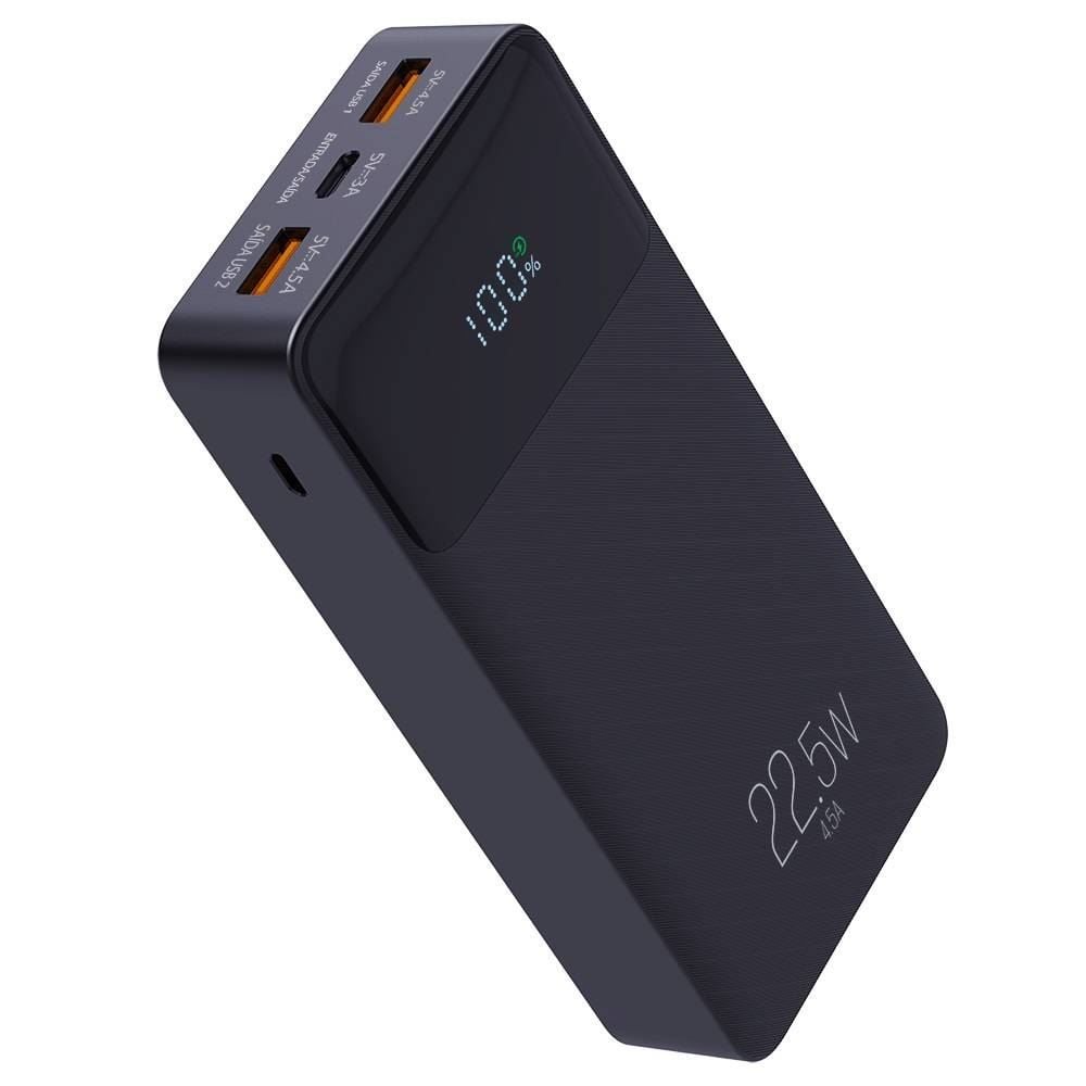 Power Bank 20000Mah Elg Com Display Indicador Preto