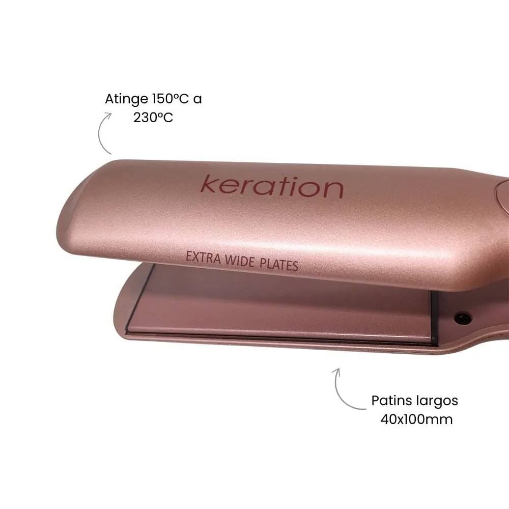 Prancha Para Cabelos Gama Italy X-Wide Keration Pro - Bivolt