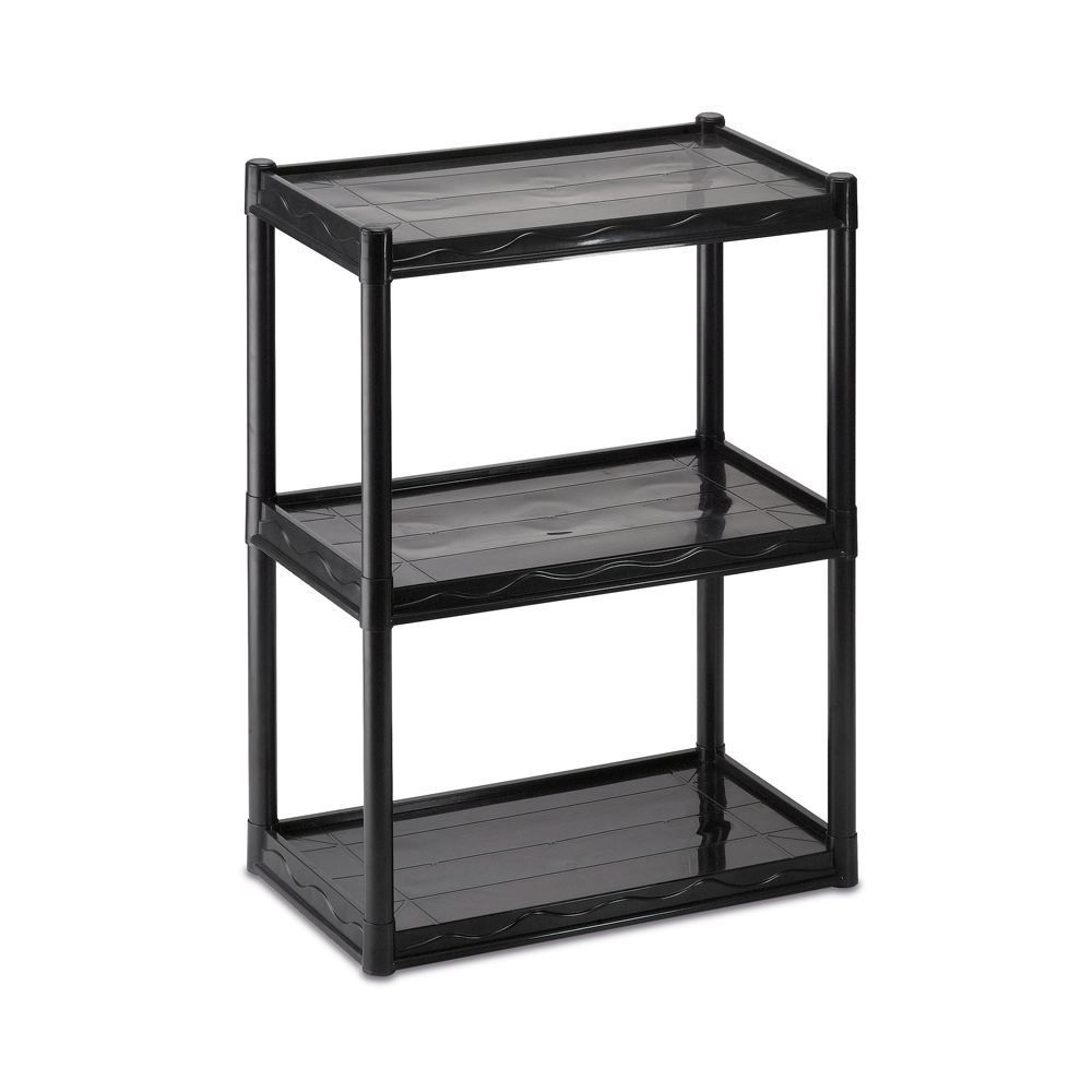 Prateleira Organizadora Multiuso 3 Andares Arthi - Preto