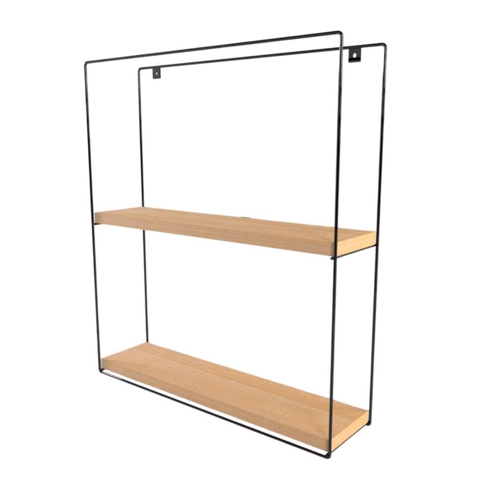 Prateleira Quadrada Estilo 45X40 Cm Dicarlo - Pinus