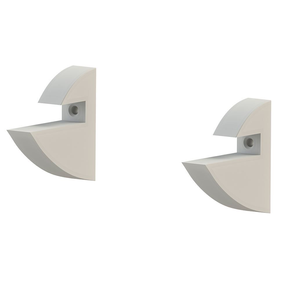 Prateleira Reta Com Suporte Clip 20X40cm Multivisão - Branco