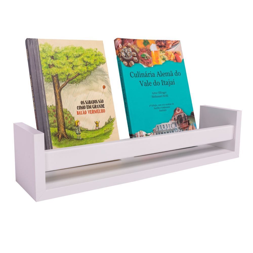 Prateleira Revisteiro 45Cm Prat-K - Branco