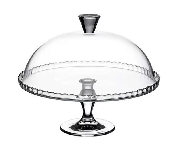 Prato De Bolo Com Tampa De Vidro 32 Cm - Havan Casa