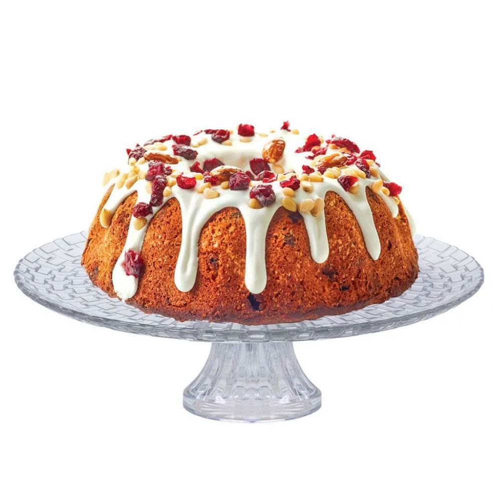 Prato De Bolo De Vidro Com Pé Gourmet Ruvolo - 452201
