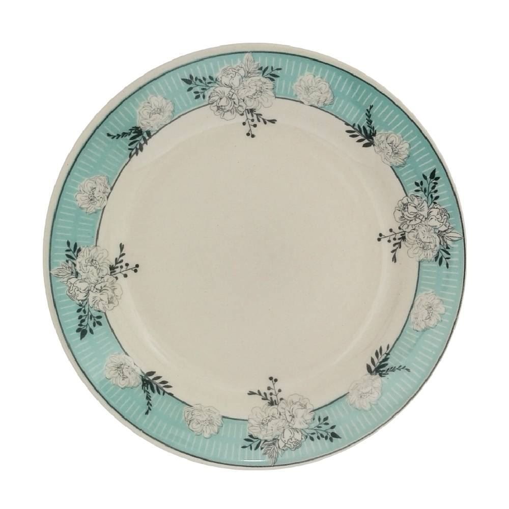 Prato De Sobremesa Donna Isis 18Cm - Azul Claro