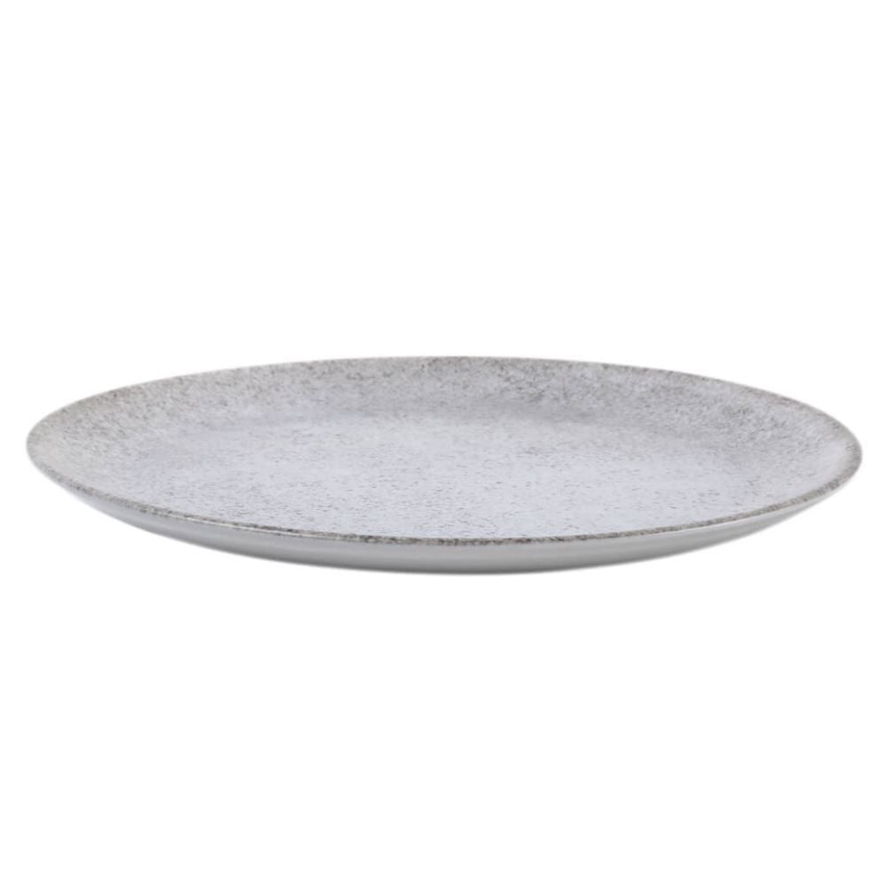 Prato De Sobremesa Coupe Concrete Havan Casa 21Cm - Cerâmica