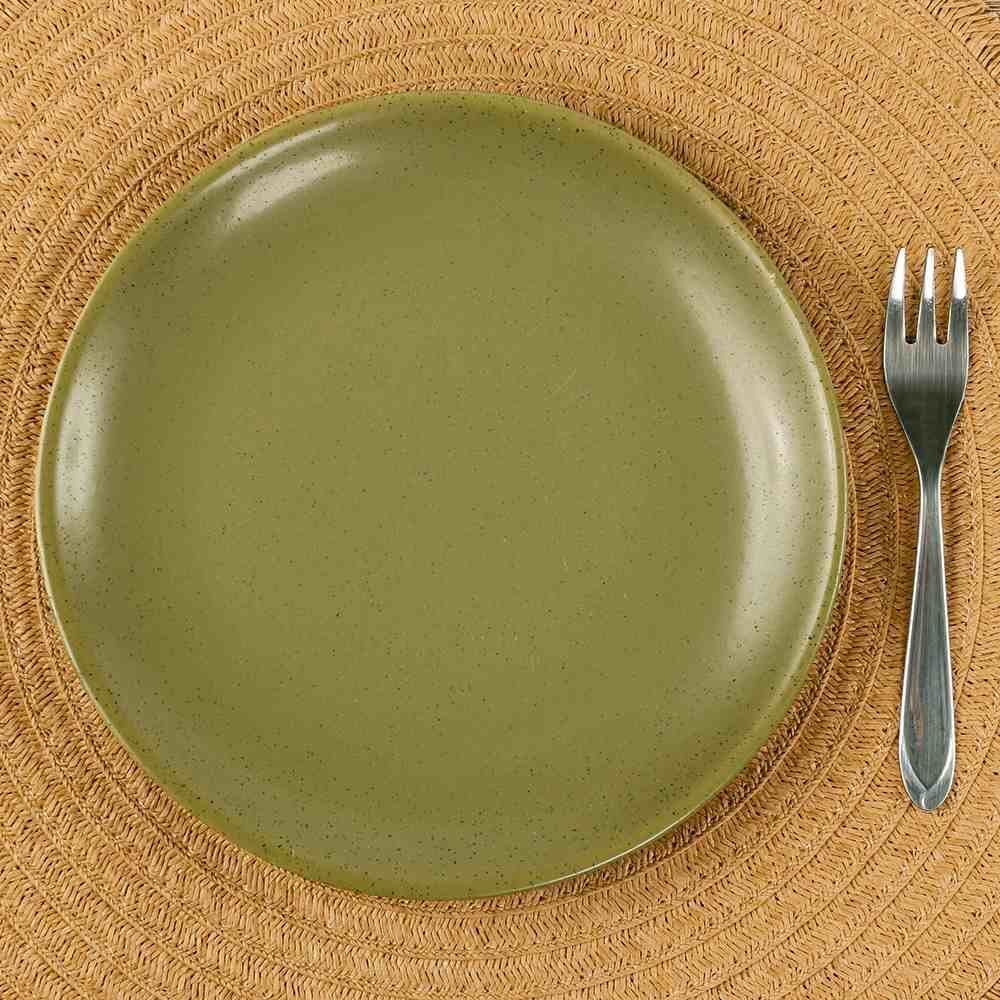Prato De Sobremesa Coupe Organic Olive - Verde