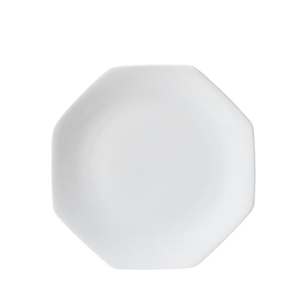Prato De Sobremesa De Porcelana Orion Schmidt 21 Cm - Branco