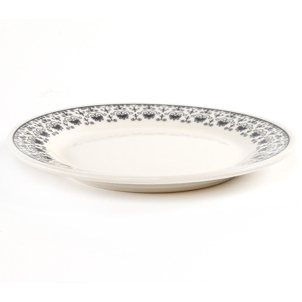 Prato De Sobremesa Donna Renda 18Cm - Cerâmica