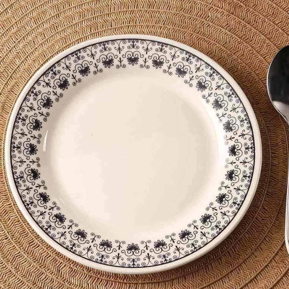 Prato De Sobremesa Donna Renda 18Cm - Cerâmica
