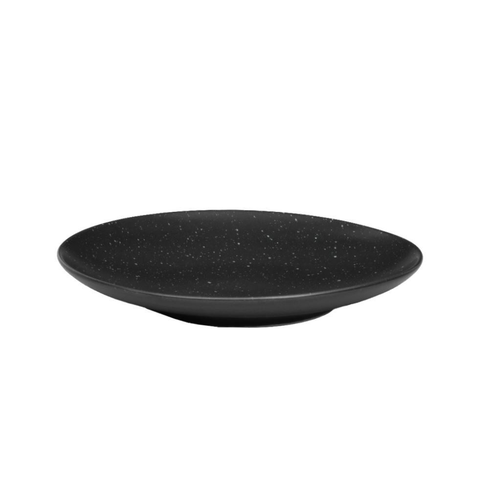 Prato De Sobremesa Dubai Havan Casa 19,5Cm - Preto 