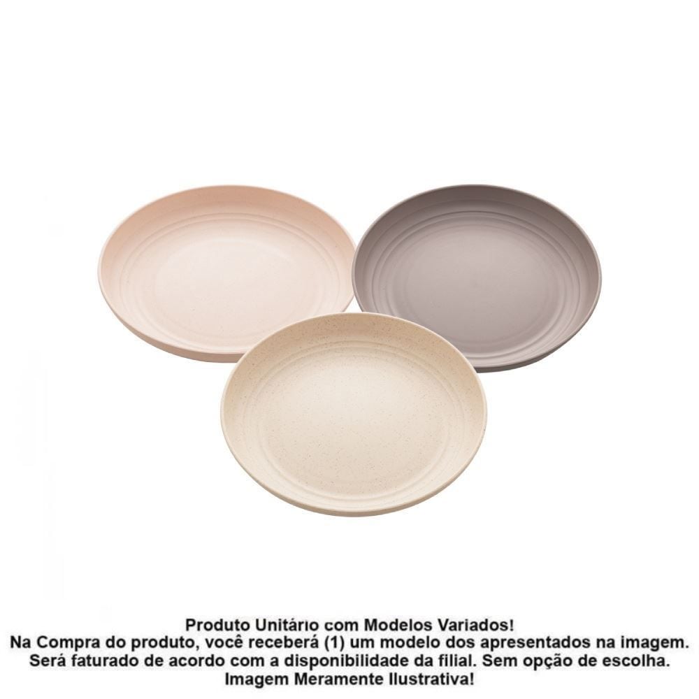 Prato de Sobremesa Lines Lyor 20Cm - Sortido