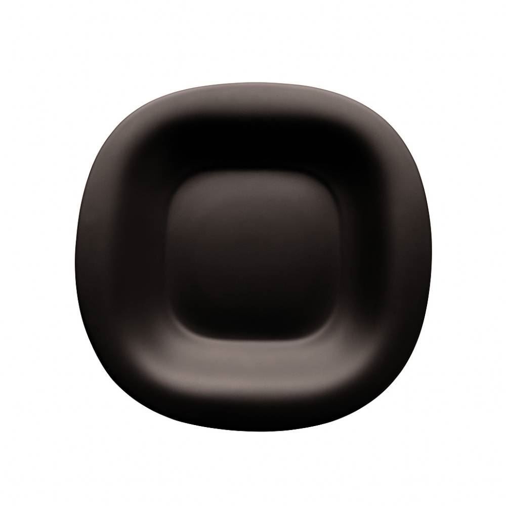 Prato De Sobremesa Lyor Opalino Carine Black 19Cm - Preto