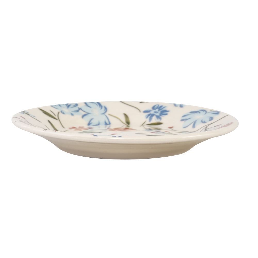 Prato De Sobremesa Mary Biona By Havan Casa 18Cm - Cerâmica Floral 