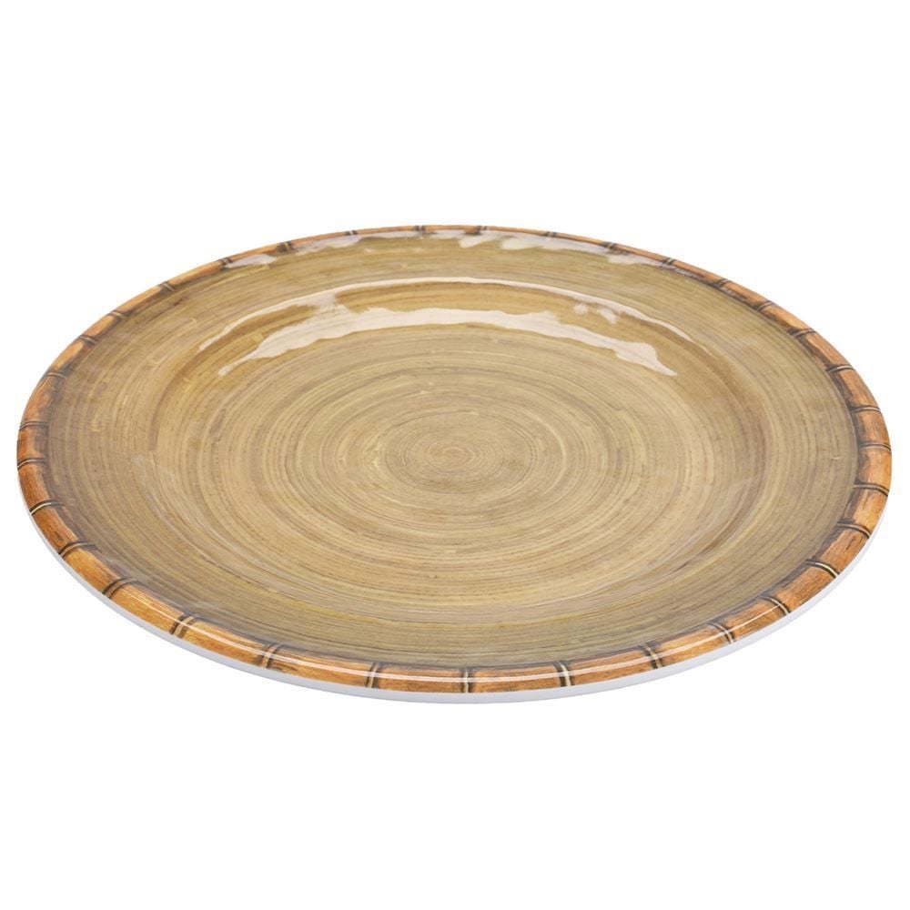 Prato De Sobremesa Melamina Havan Casa 20Cm - Bambu