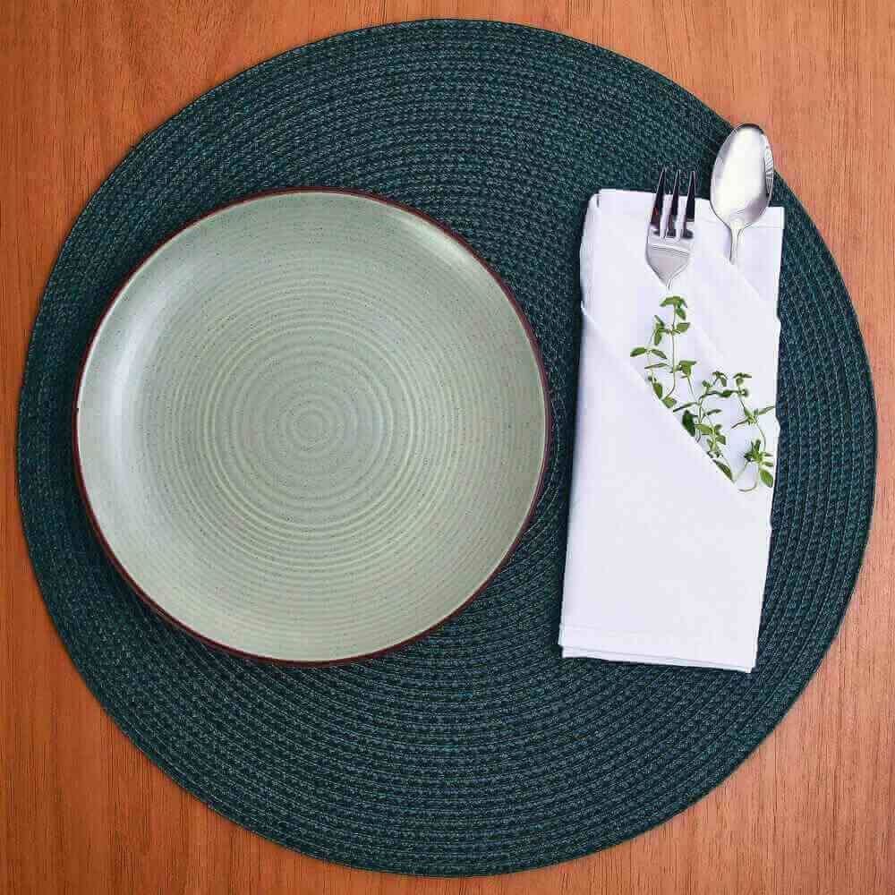 Prato De Sobremesa Naturalle 21Cm Verde Fosco - Havan Casa