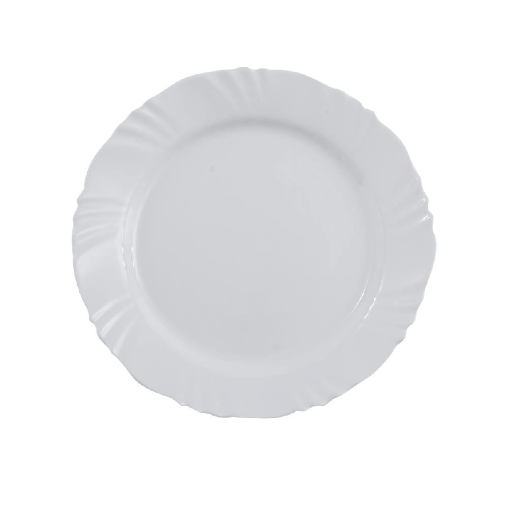 Prato De Sobremesa Pétala Nadir 19,5Cm - Branco
