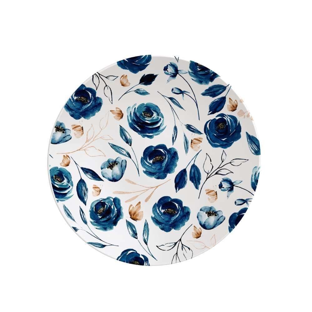 Prato De Sobremesa Porcelana 21Cm - Ana Flor