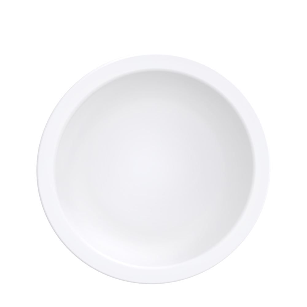 Prato De Sobremesa Porcelana Paola Tramontina 21Cm - Branco