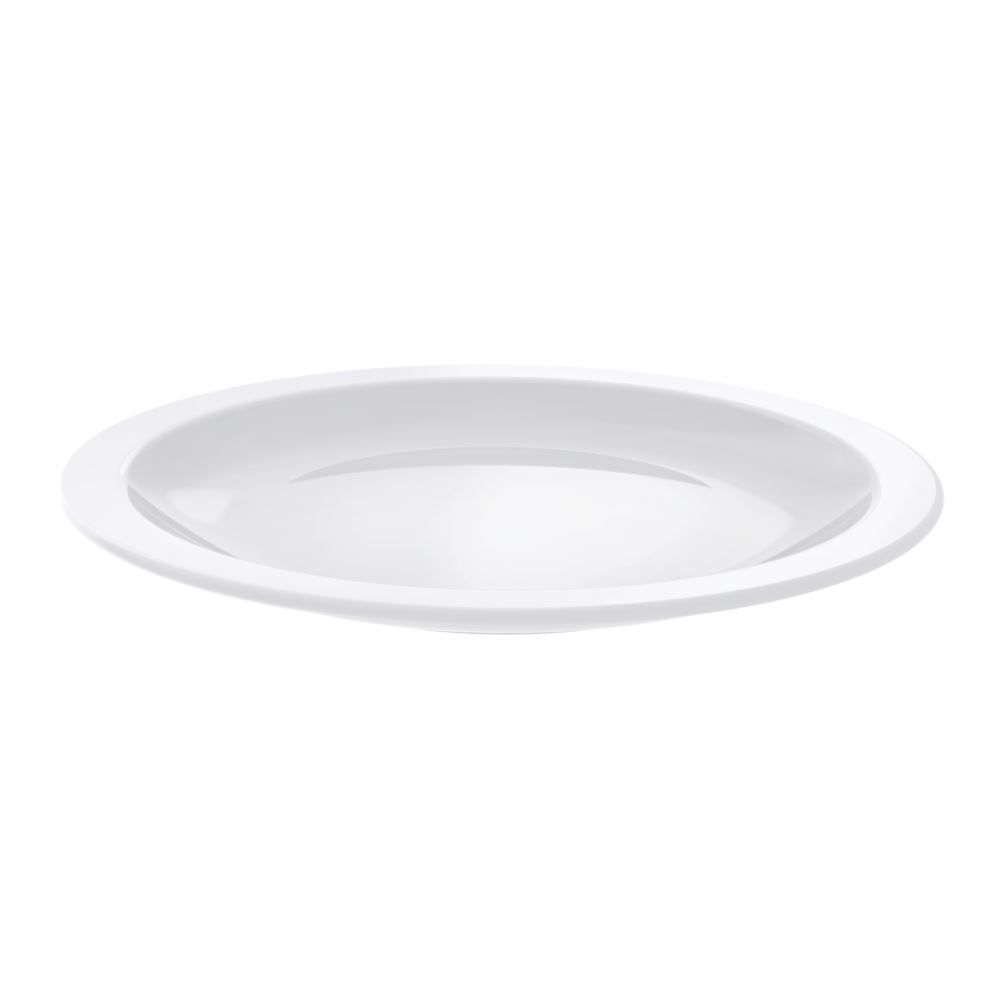 Prato De Sobremesa Porcelana Paola Tramontina 21Cm - Branco