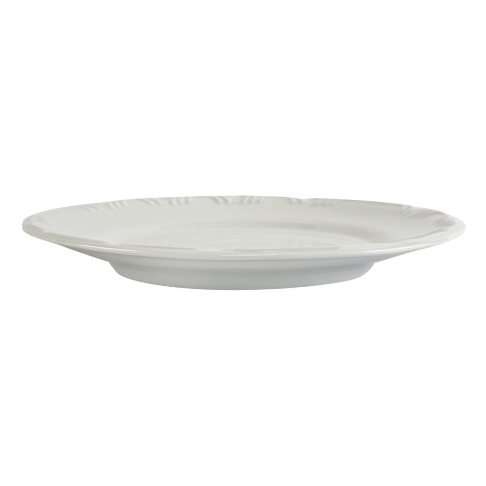Prato De Sobremesa De Porcelana Pomerode Schmidt 19 Cm - Branco